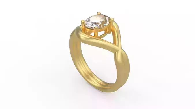 Woman Solitaire 080 3D print model