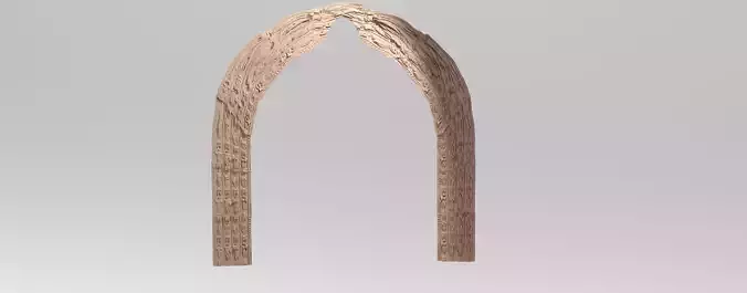 Warrior monk wall mural piece 2