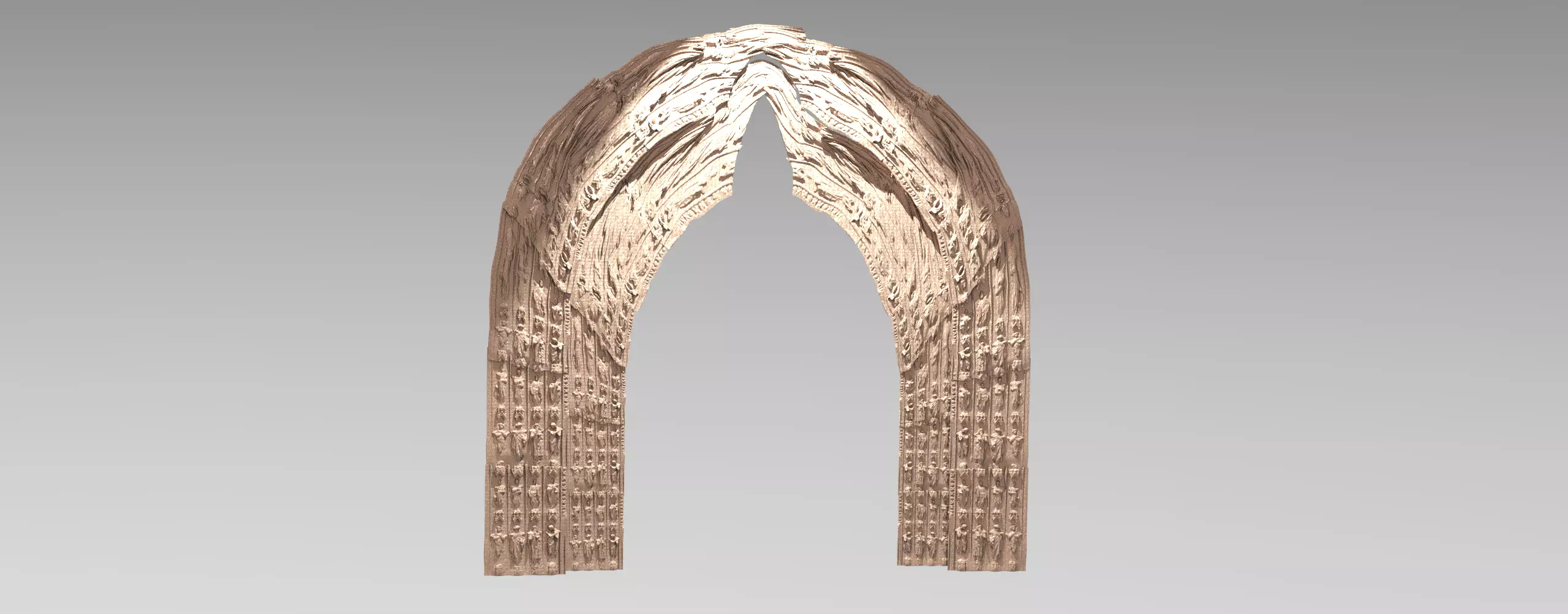 Dantes Redemption stone wall 3D model