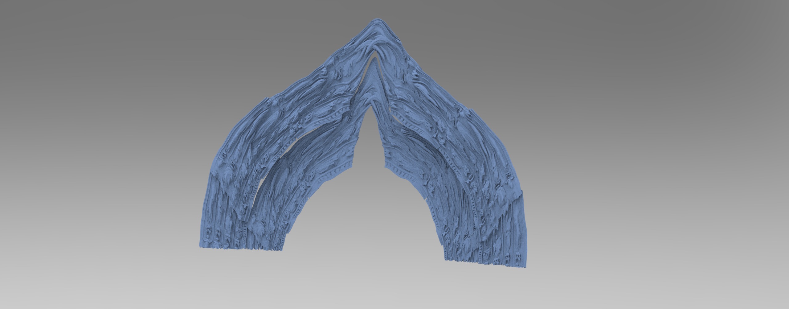 Dantes Redemption gateway archtop 3D model_1