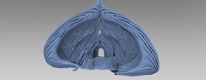 Dantes Glass wall 2 3D model