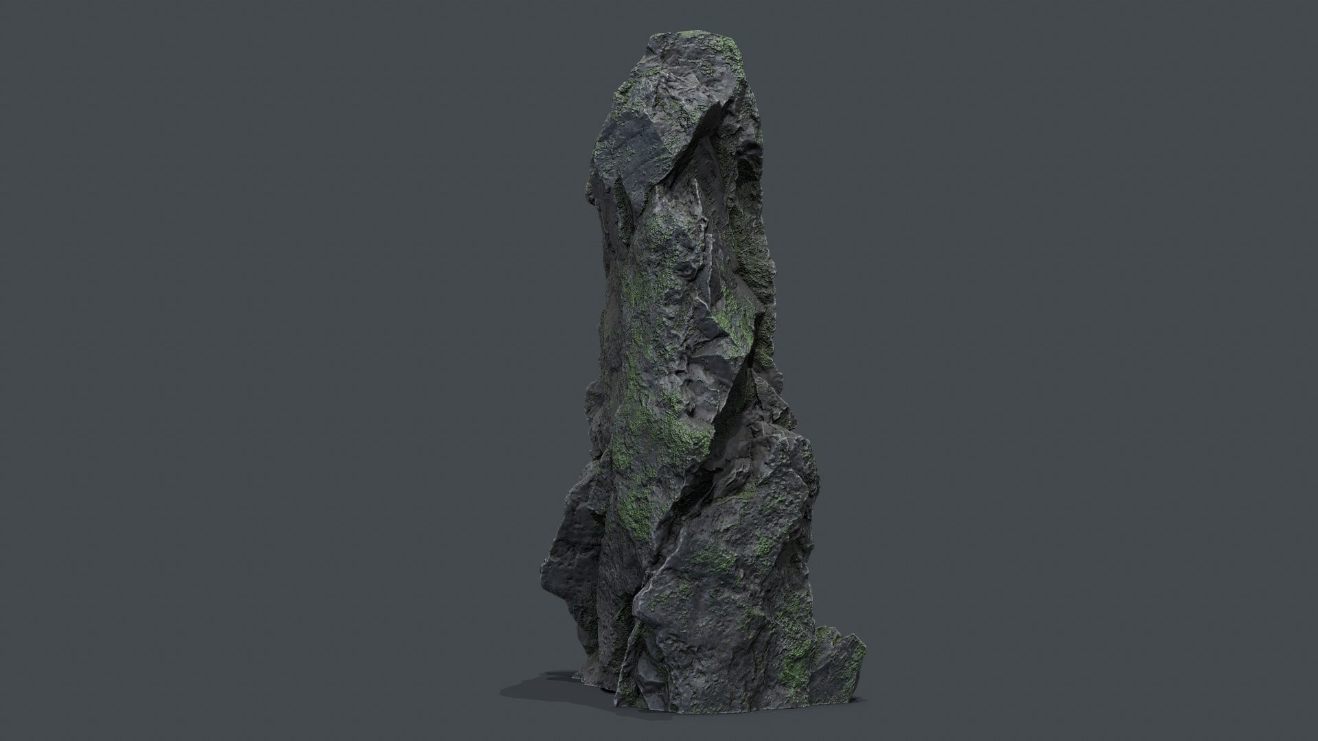 woman Statue Low-poly 3D model_9