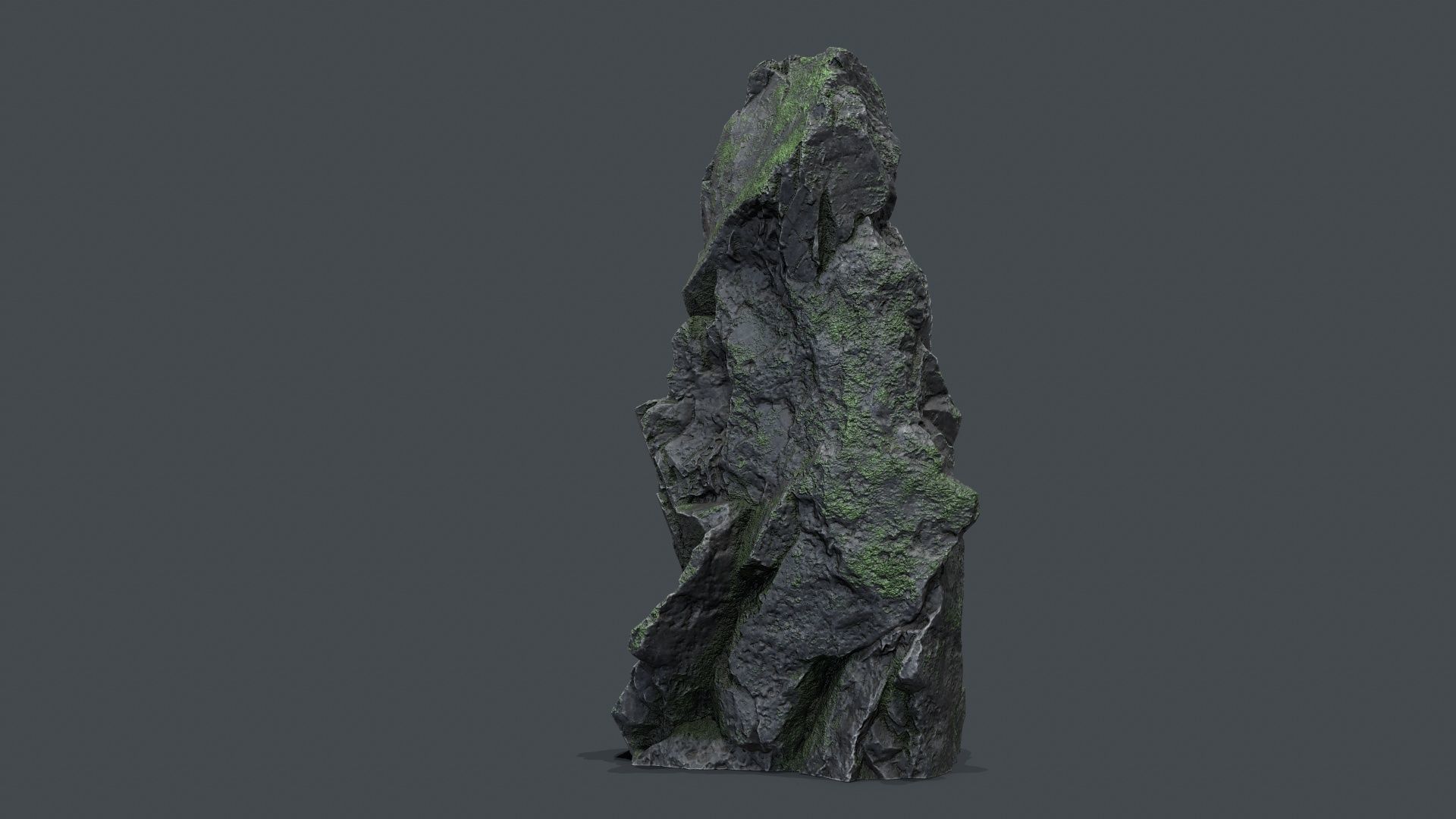 woman Statue Low-poly 3D model_8