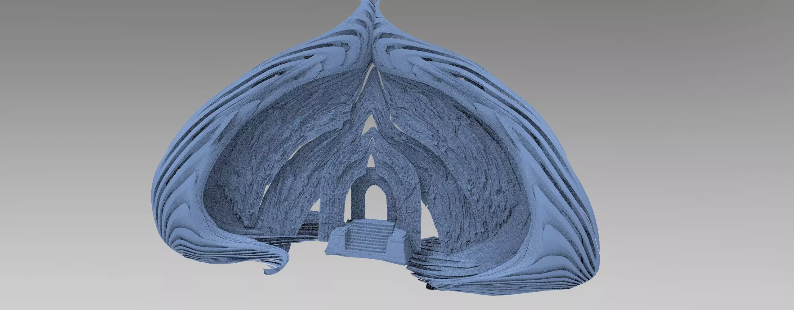 Dantes Glass wall 4 3D model