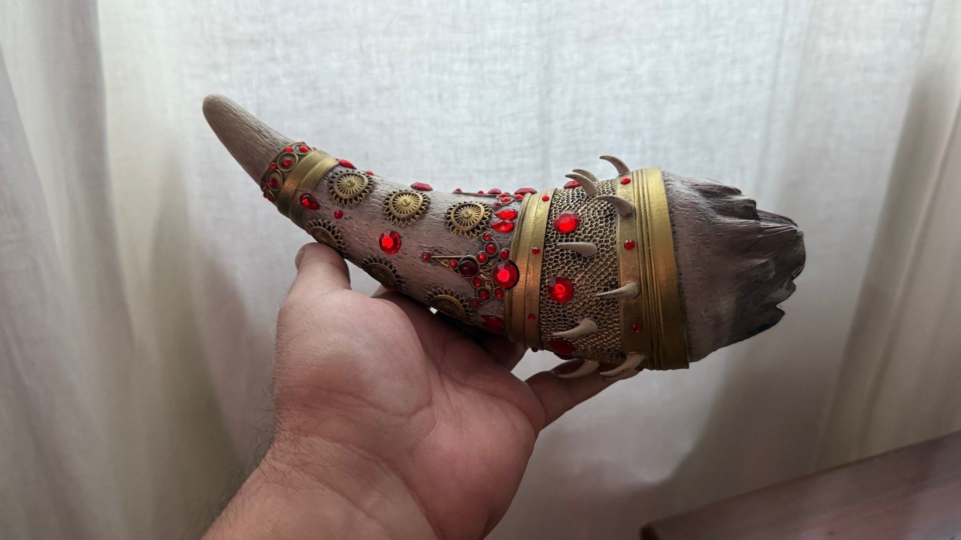 HORN OF DAGOTH - CUERNO DE DAGOTH - STL 3D print model_3