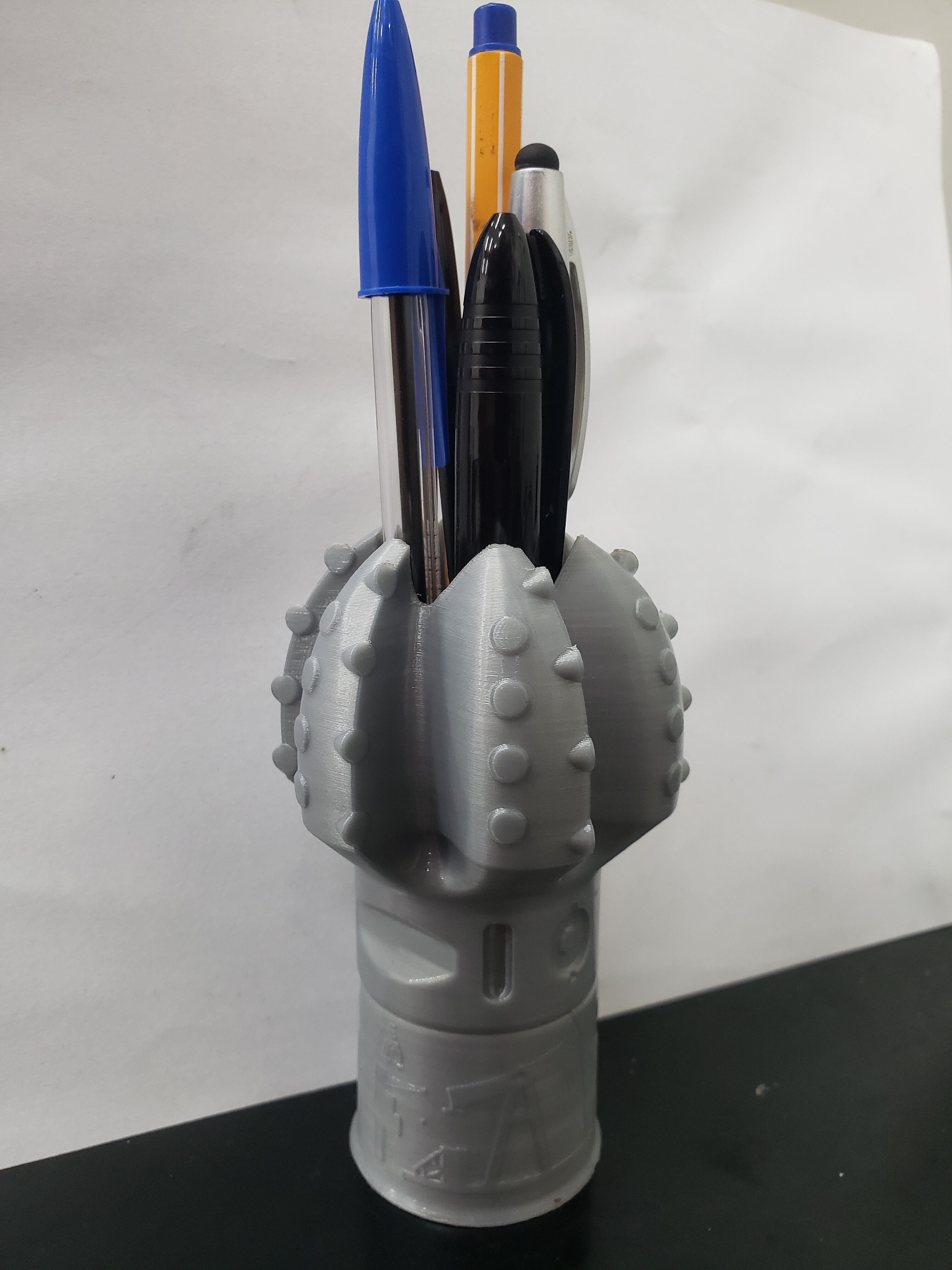 PDC Drill bit Pen Holder with Thread Protector 3D print model_2