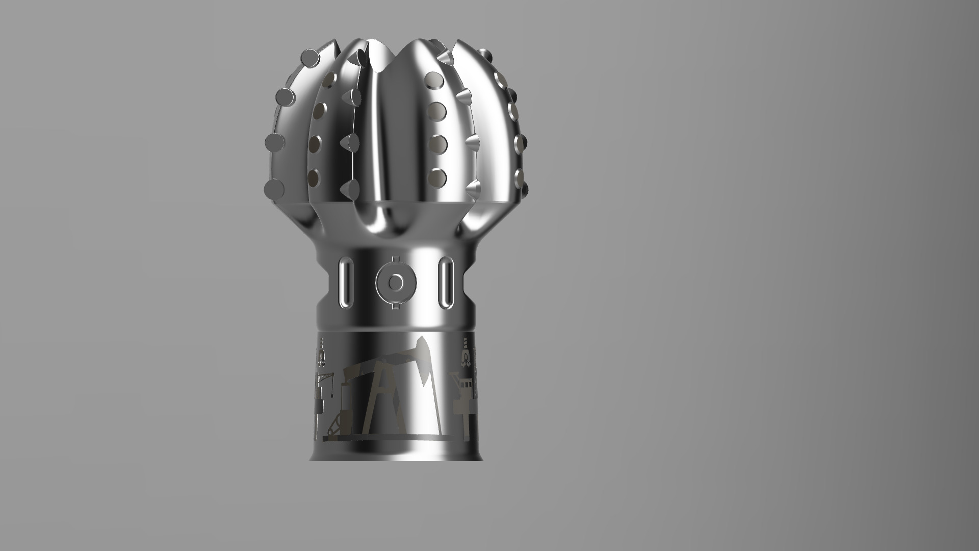 PDC Drill bit Pen Holder with Thread Protector 3D print model_6