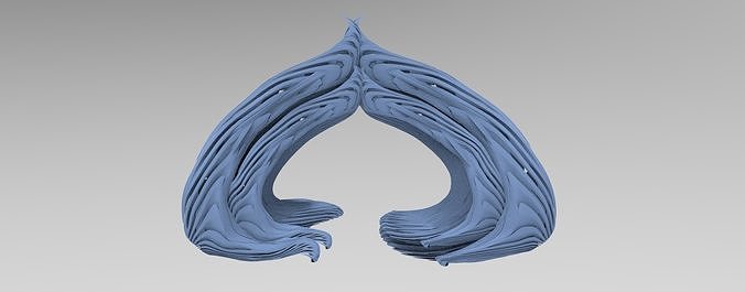 Pyramid steps archway 5  3D model