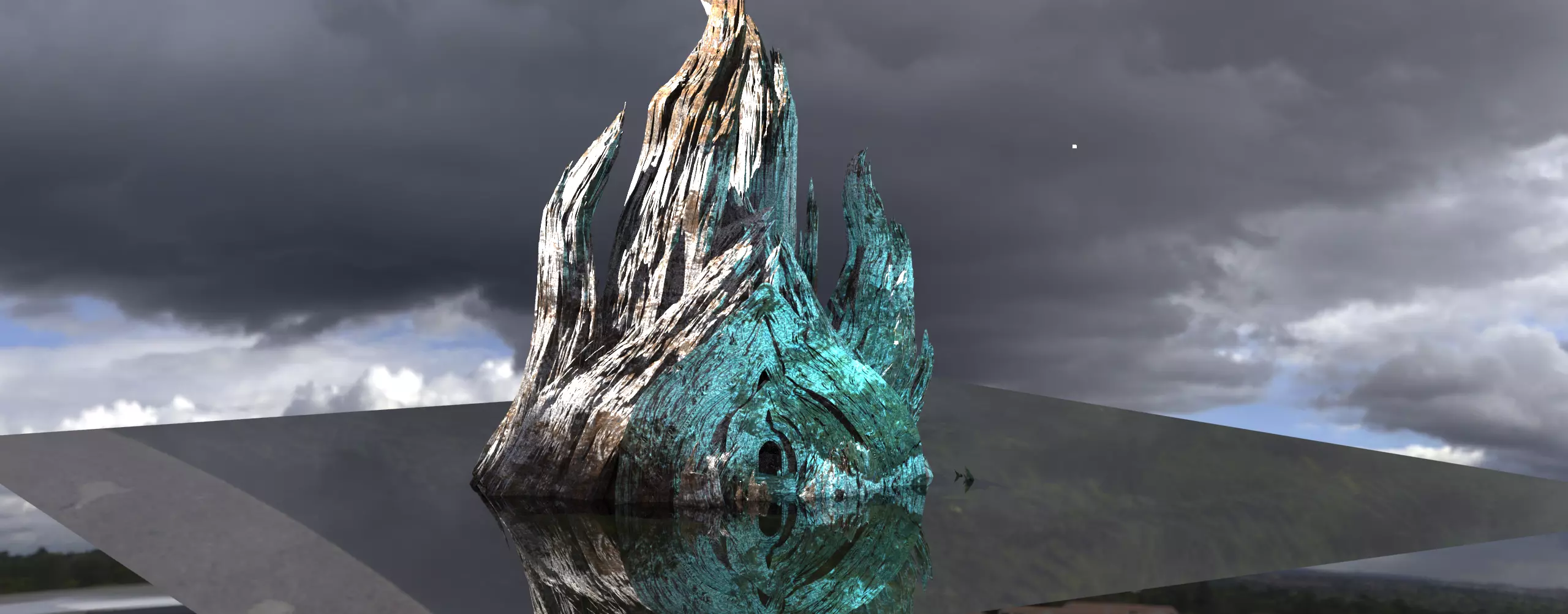 Dantes Redeption portal cave 5  3D model_0