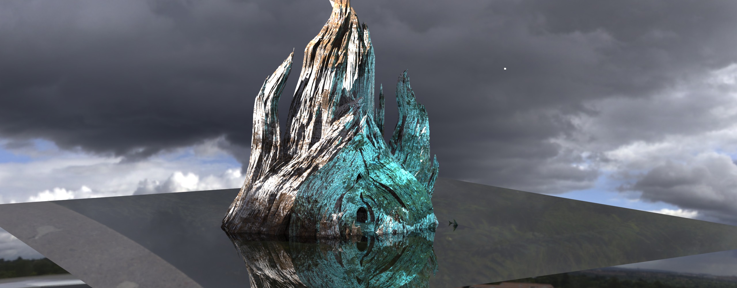 Dantes Redeption portal cave 5  3D model_1