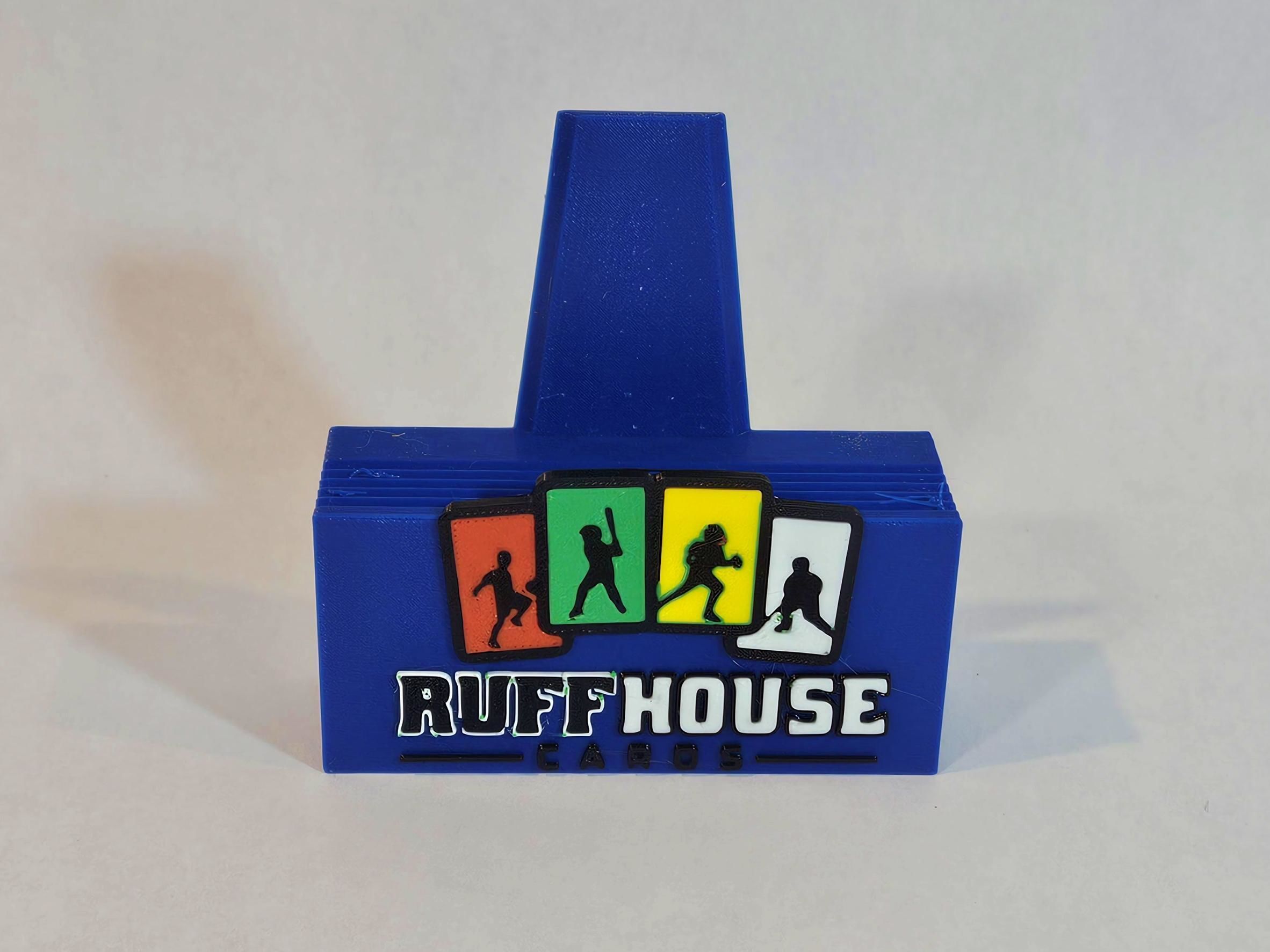 Trading Card Display Stand Blank Holder 3D print model_5