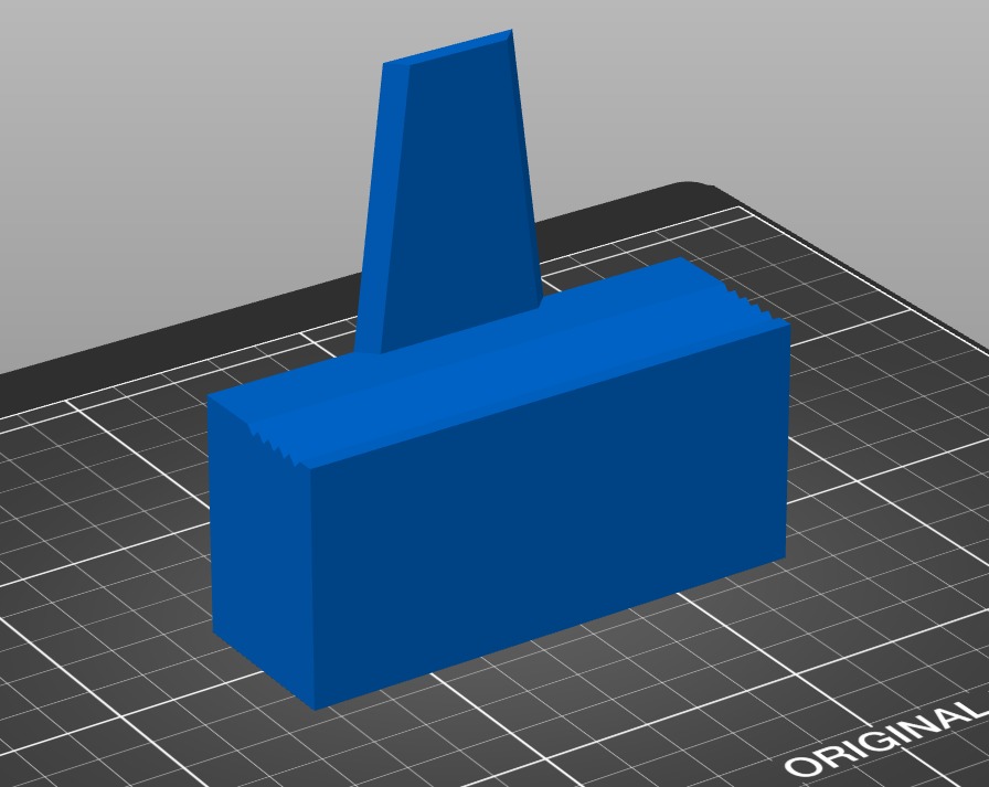 Trading Card Display Stand Blank Holder 3D print model_1