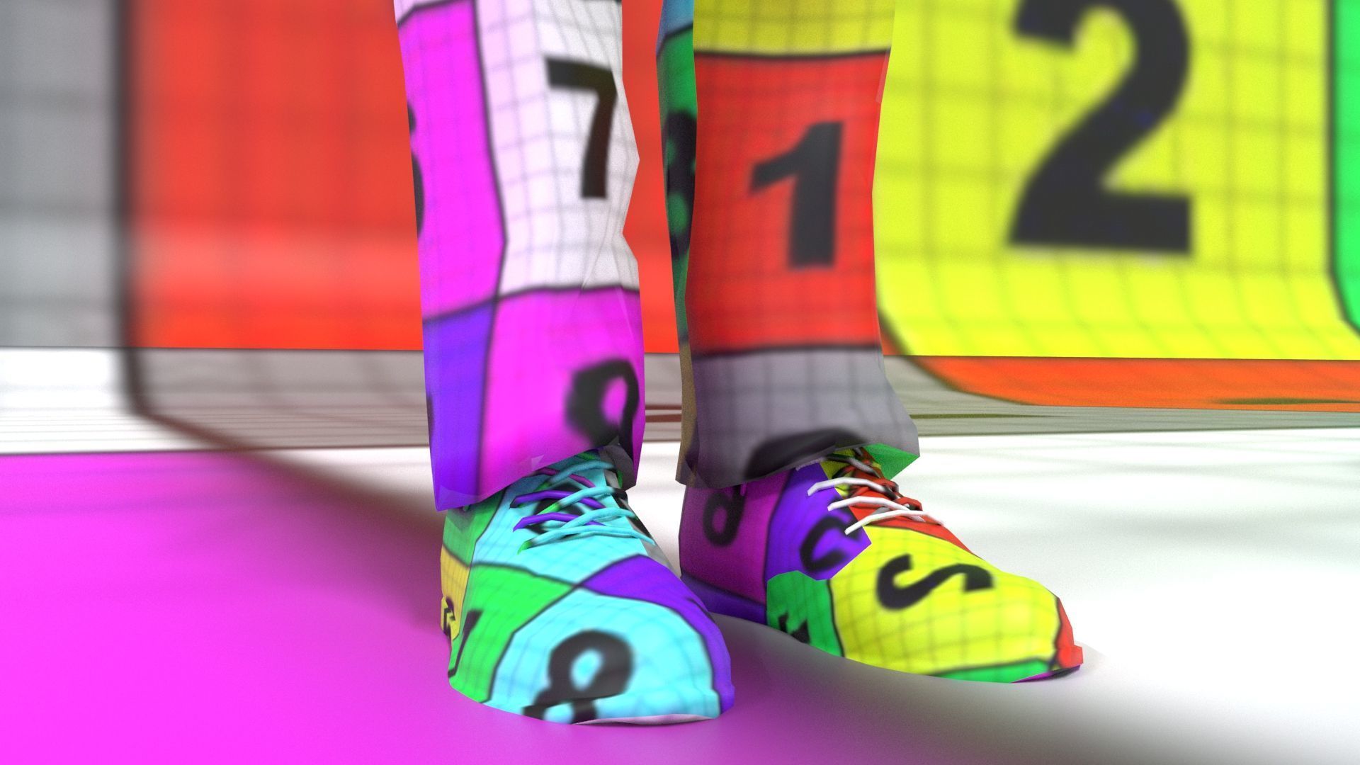 laos Game Cop Low-poly 3D model_18