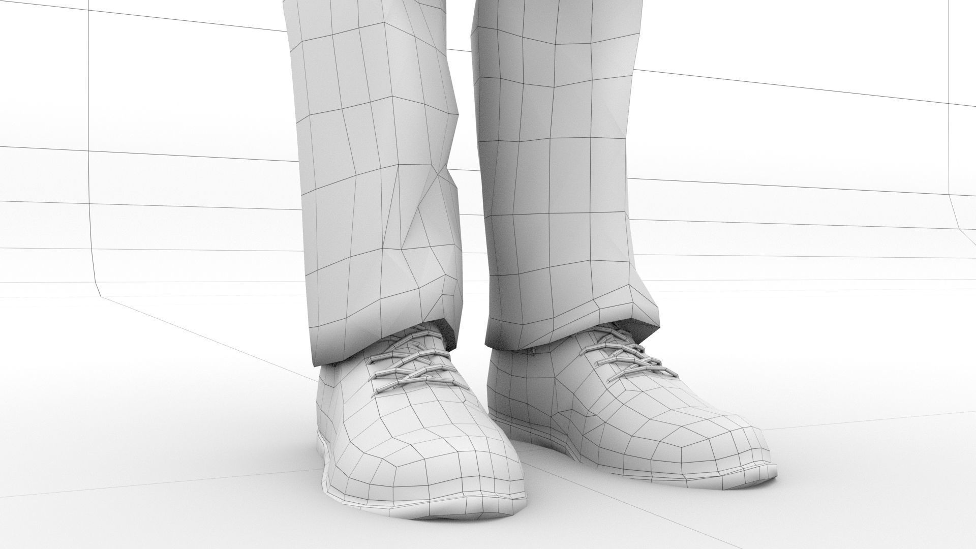 laos Game Cop Low-poly 3D model_12