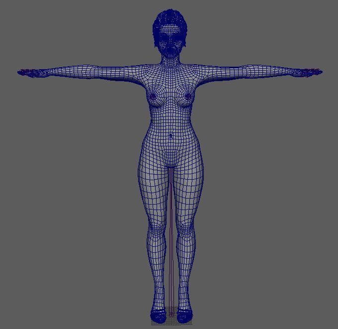 Barbara Palvin Character 3D Model Low-poly 3D model Low-poly 3D model_24