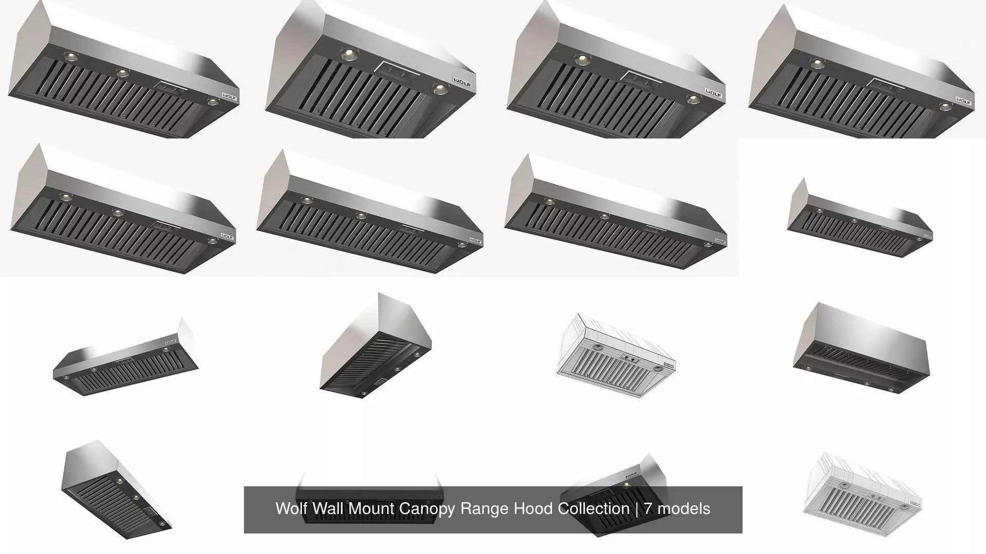Wolf Wall Mount Canopy Range Hood Collection _0