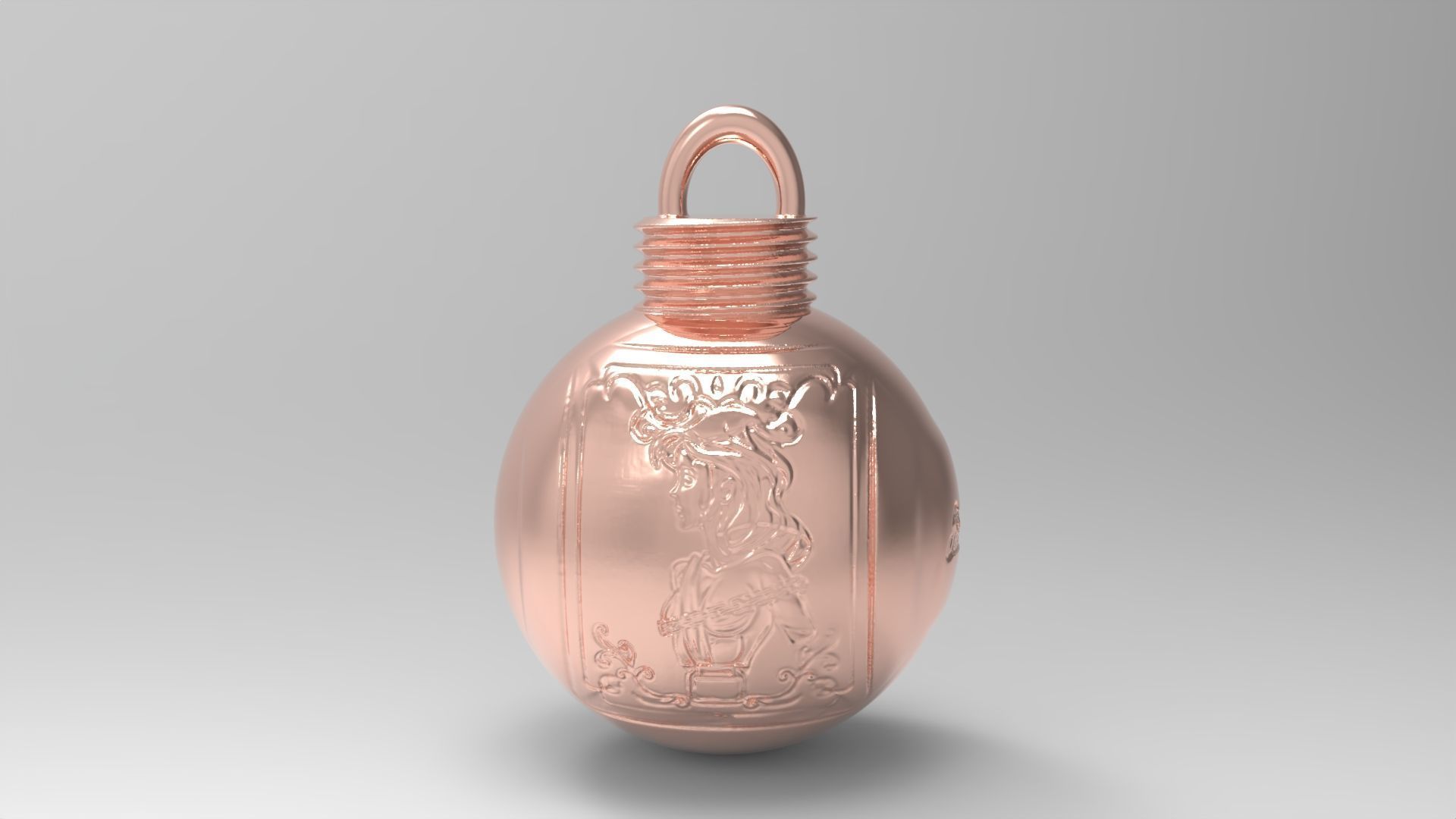 Bola de navidad-caballeros del zodiaco- ANDROMEDA 3D print model_11