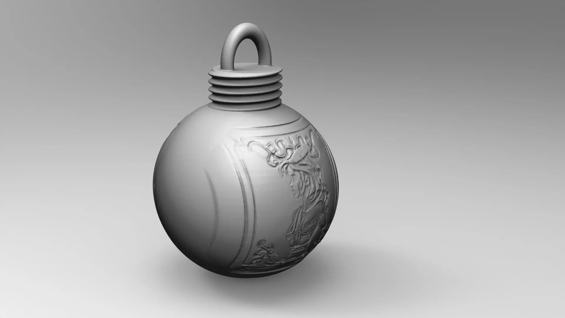 Bola de navidad-caballeros del zodiaco- ANDROMEDA 3D print model_0