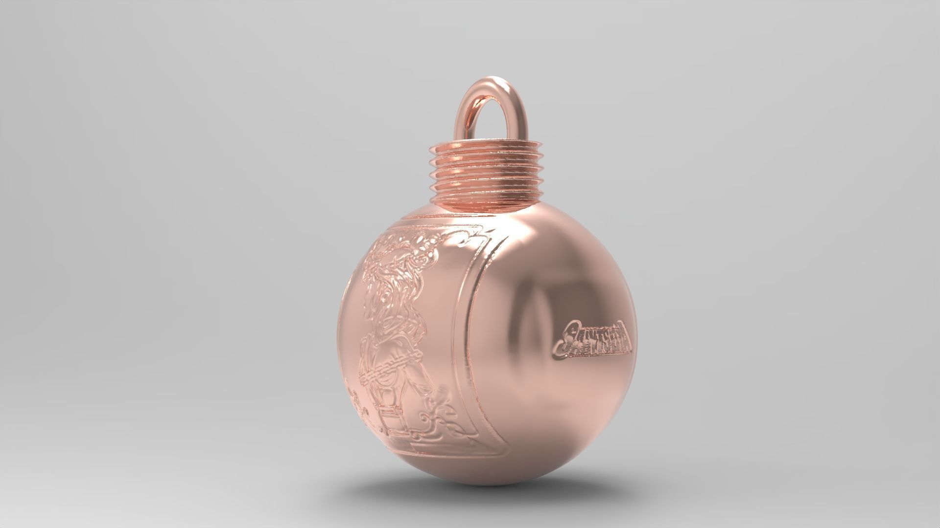 Bola de navidad-caballeros del zodiaco- ANDROMEDA 3D print model_10