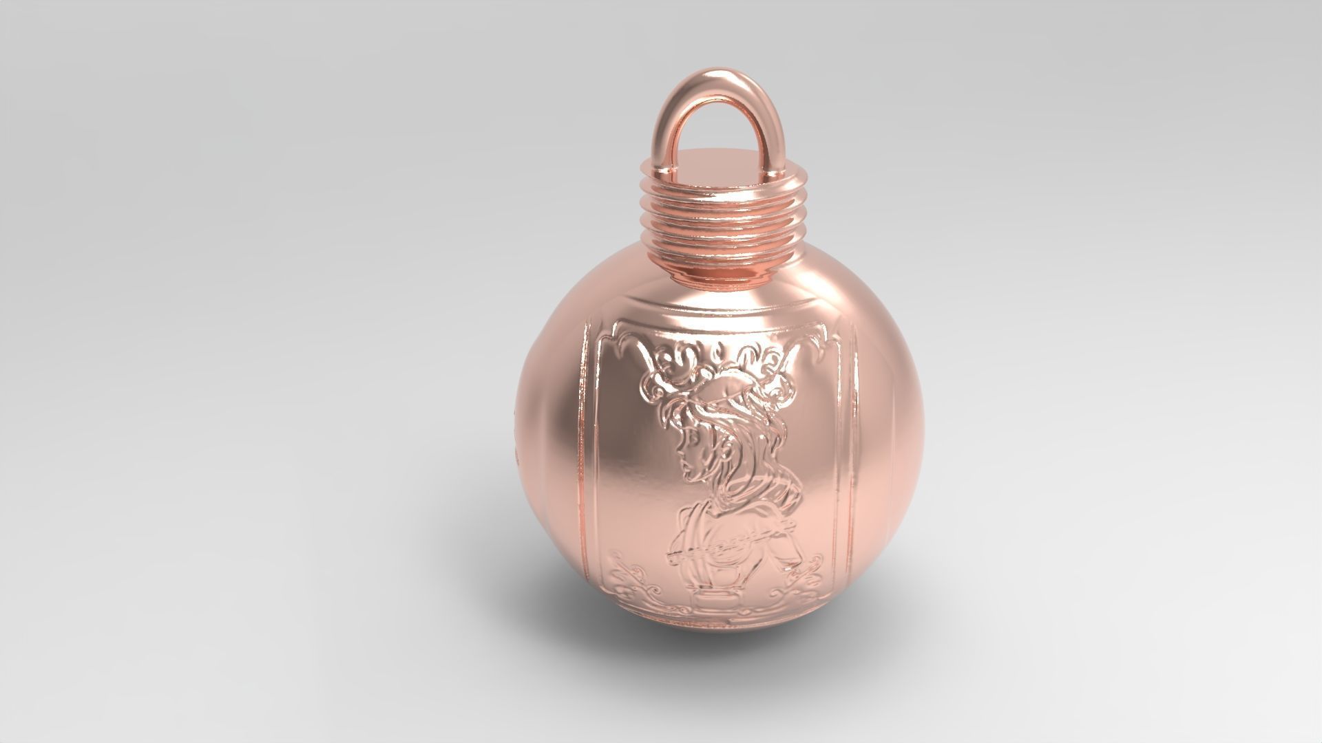 Bola de navidad-caballeros del zodiaco- ANDROMEDA 3D print model_7