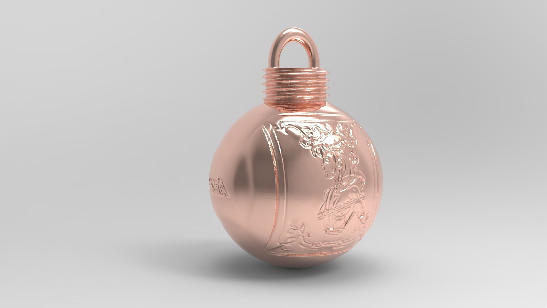 Bola de navidad-caballeros del zodiaco- ANDROMEDA 3D print model_8