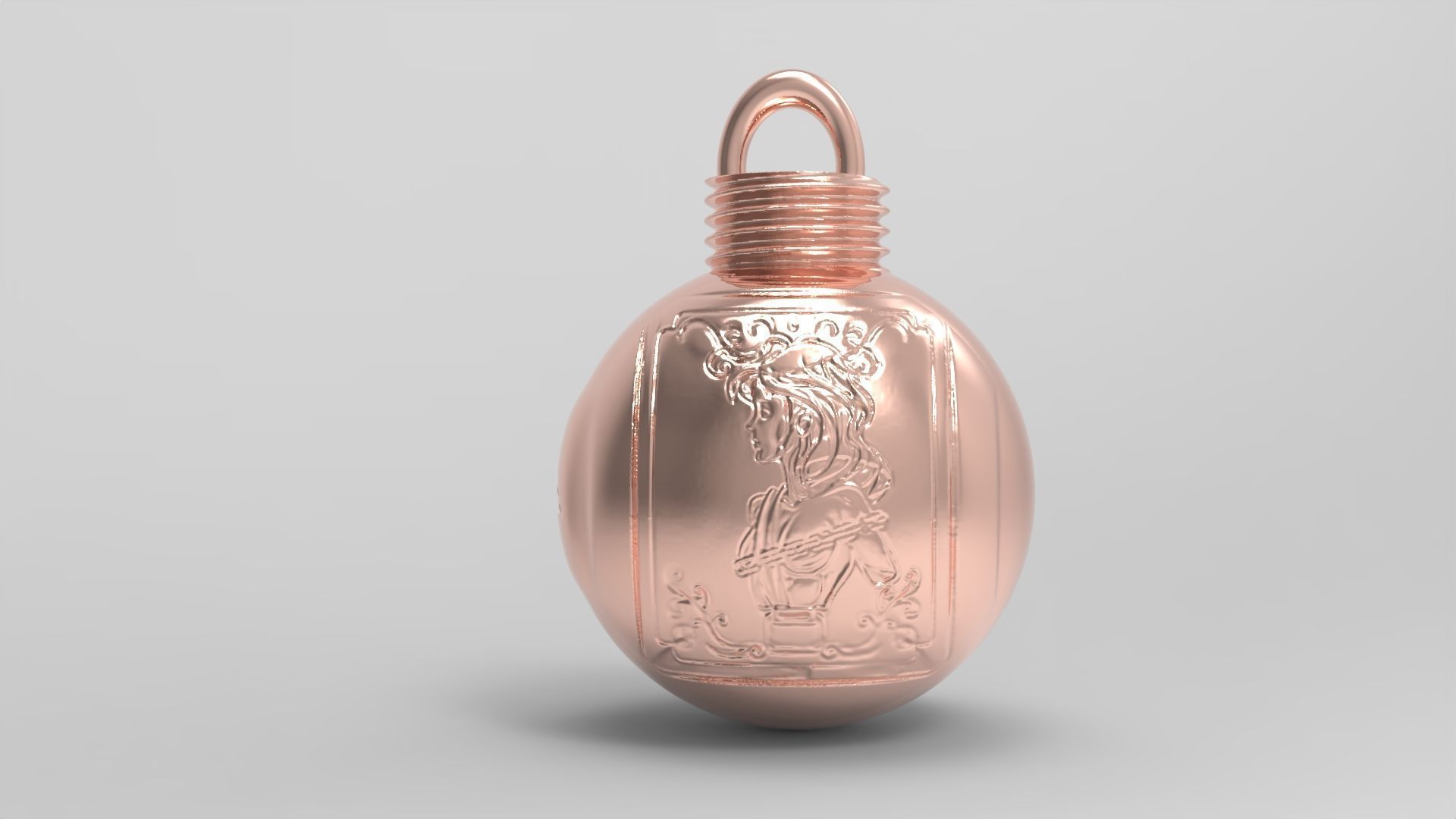 Bola de navidad-caballeros del zodiaco- ANDROMEDA 3D print model_6