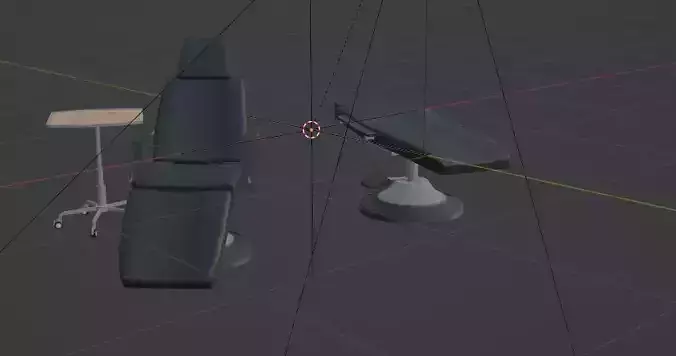 Tattoo chairs and table