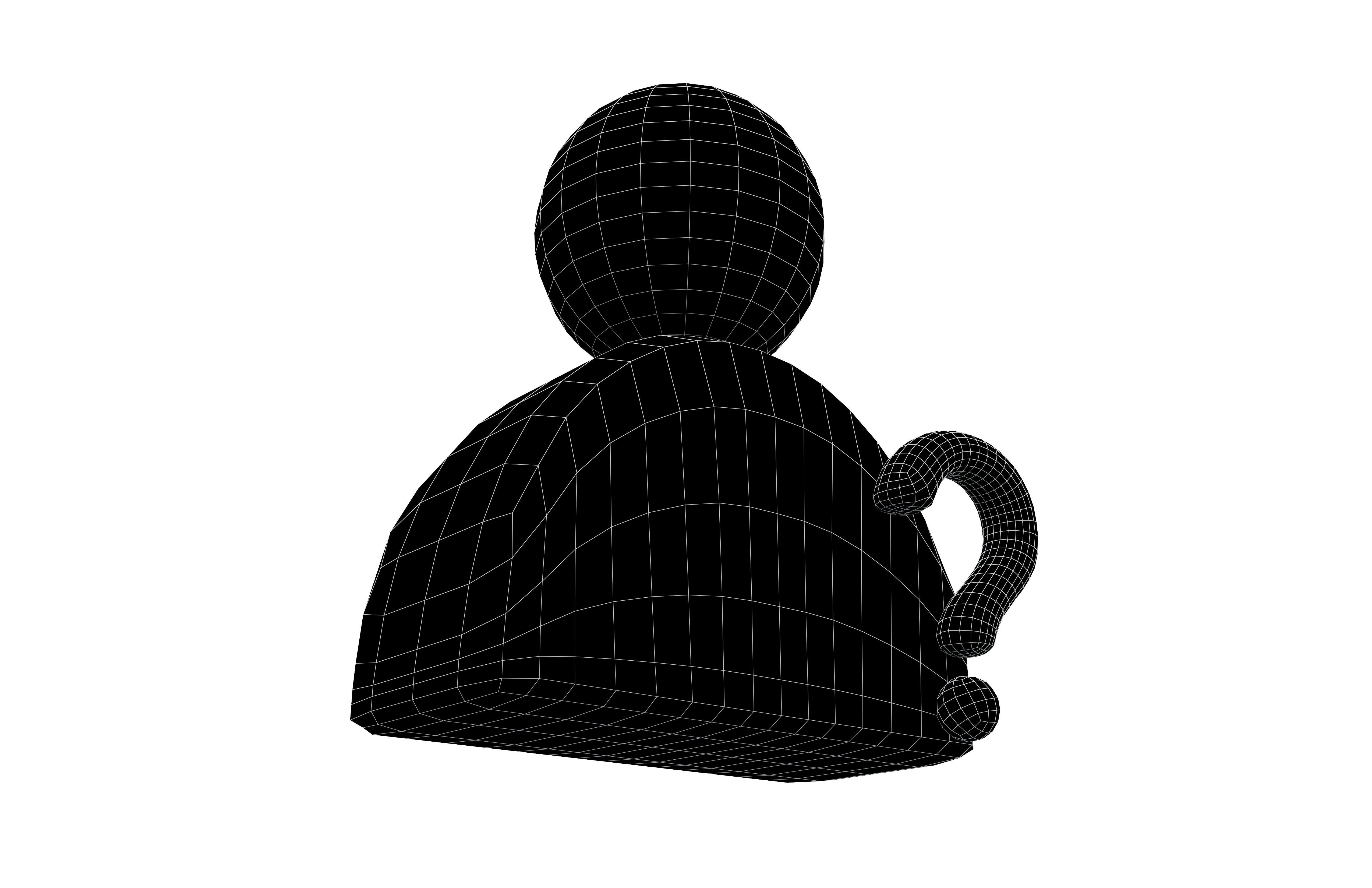 Cant Find User Icon v1 001 Low-poly 3D model_5