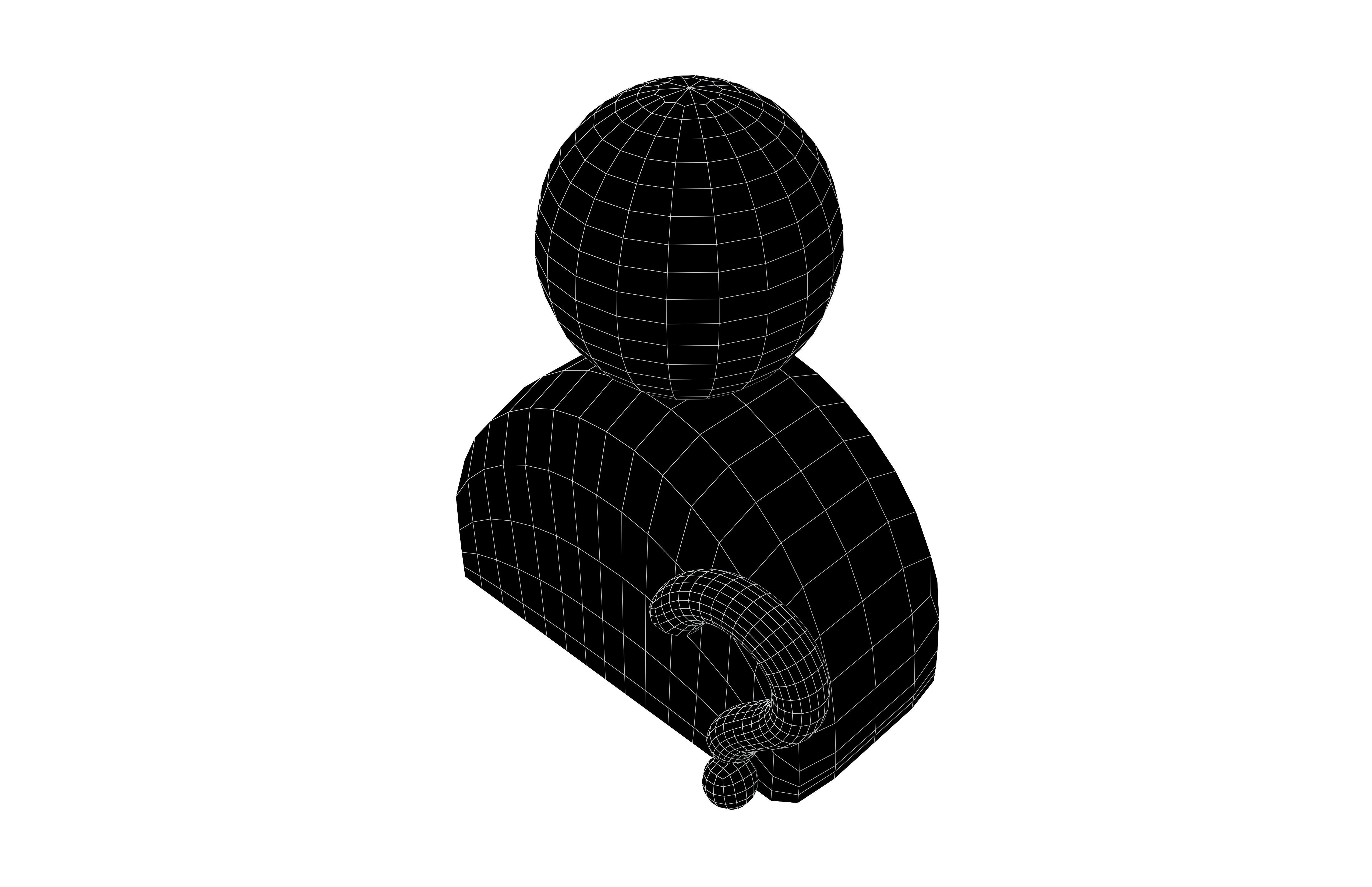 Cant Find User Icon v1 001 Low-poly 3D model_4