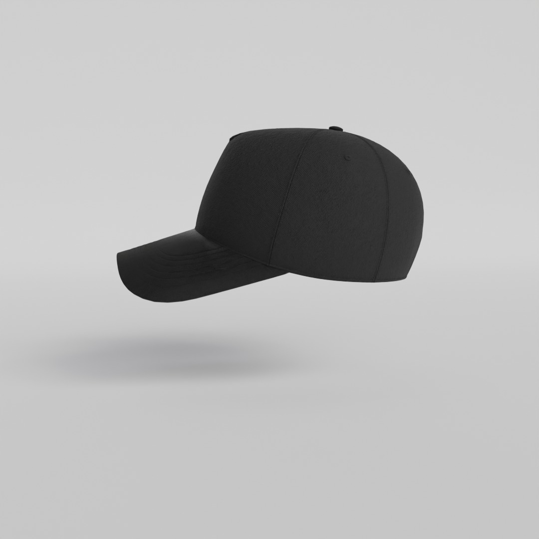 Trucker hat 3D mockup Low-poly 3D model_7