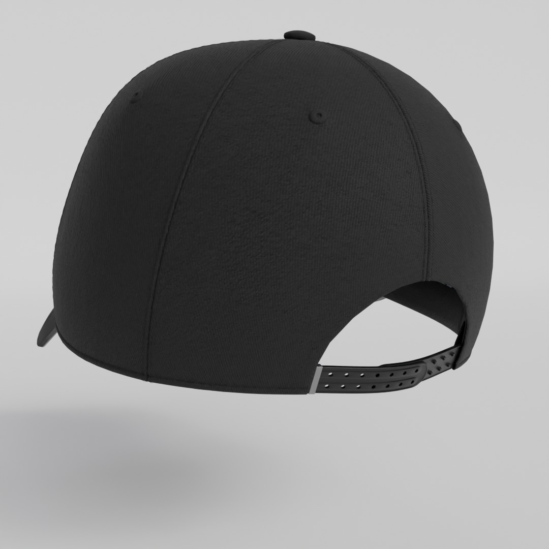 Trucker hat 3D mockup Low-poly 3D model_6