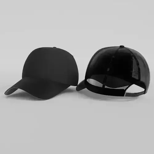 Trucker hat 3D mockup