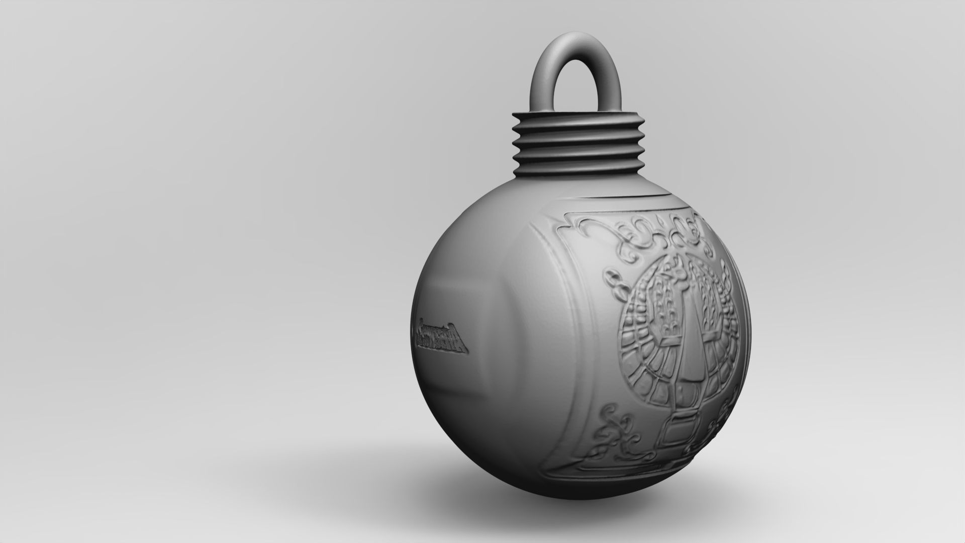 Bola de navidad-caballeros del zodiaco- FENIX 3D print model_3