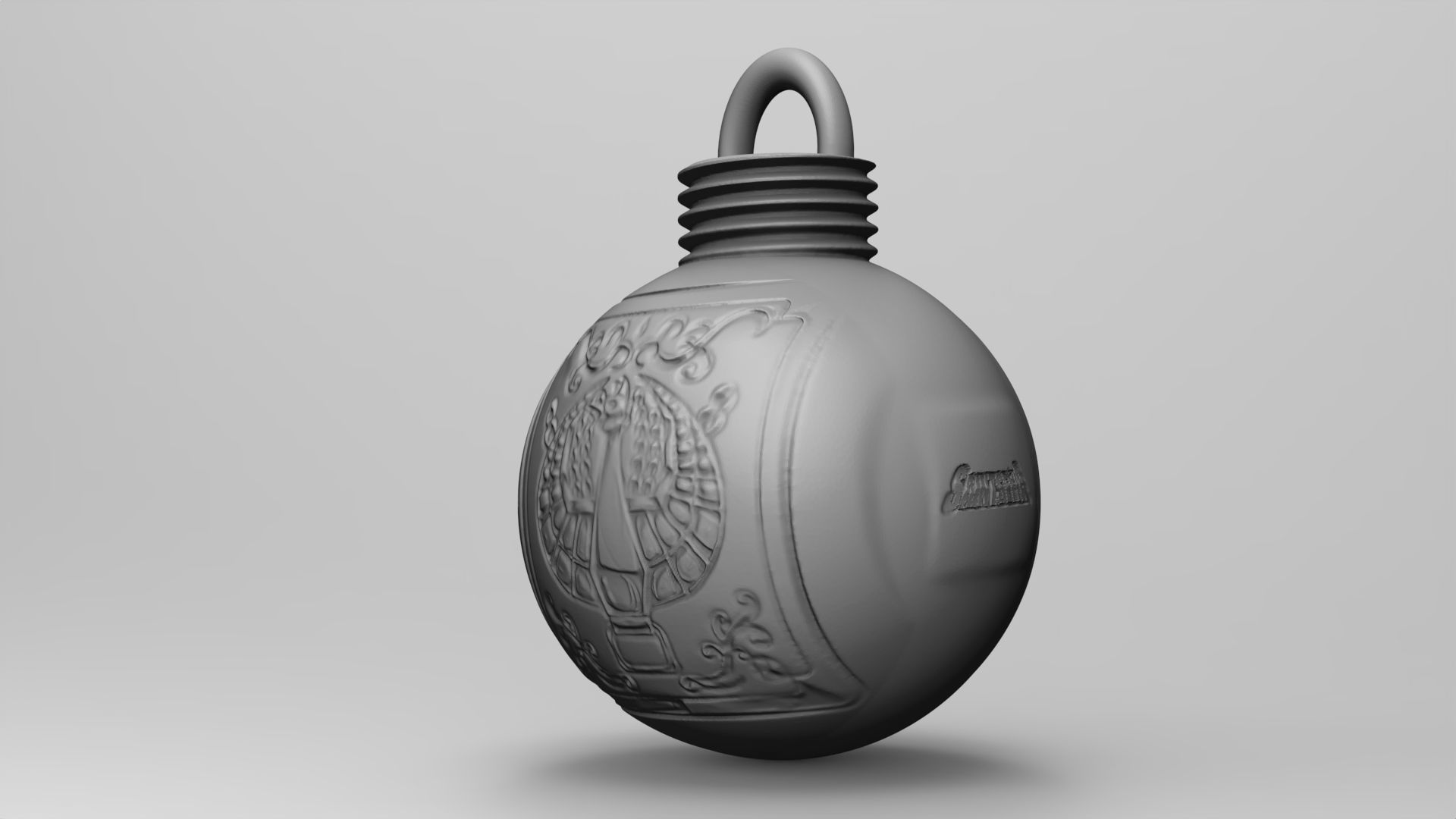 Bola de navidad-caballeros del zodiaco- FENIX 3D print model_5