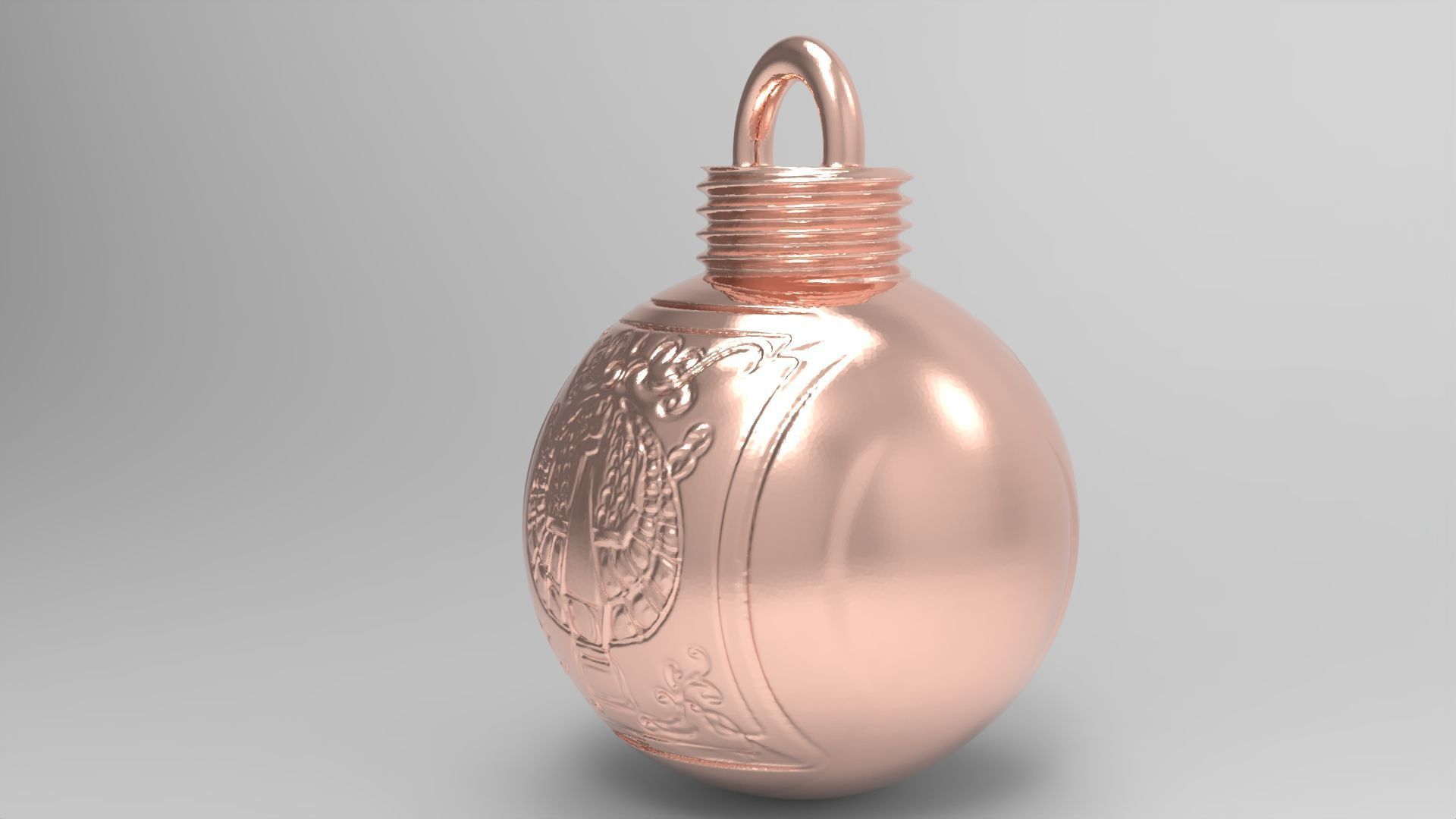 Bola de navidad-caballeros del zodiaco- FENIX 3D print model_12