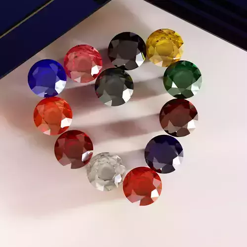 Realistic Diamond 3d model