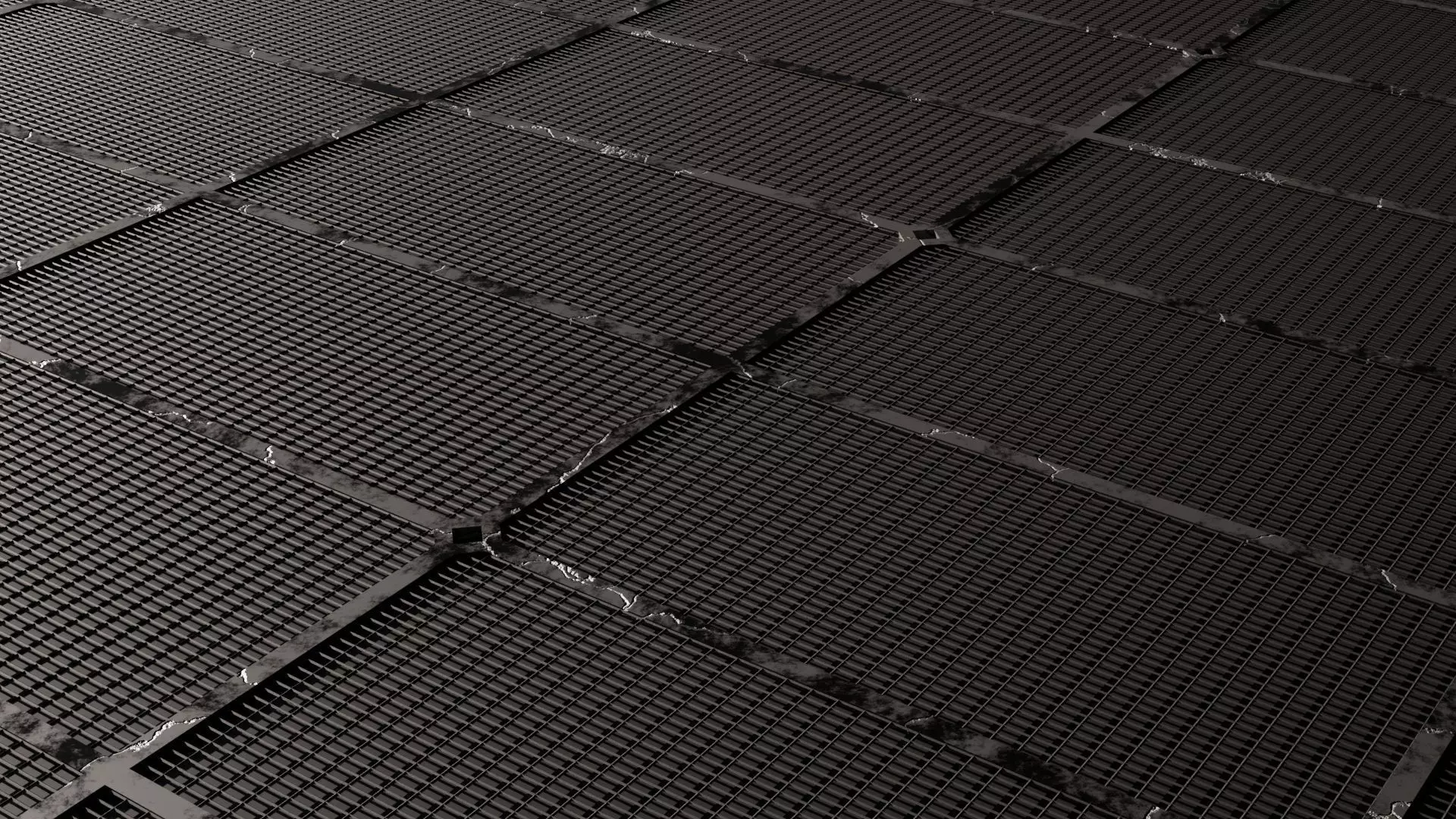 5 SCI-FI Panels 3D Models Free low-poly 3D model