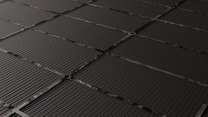 5 SCI-FI Panels 3D Models Free low-poly 3D model