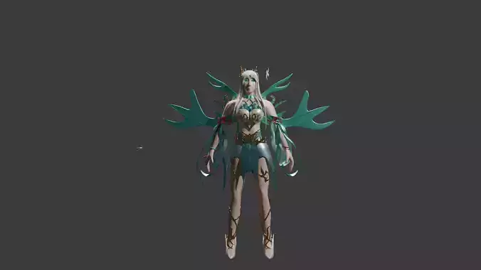 character Free low-poly 3D model