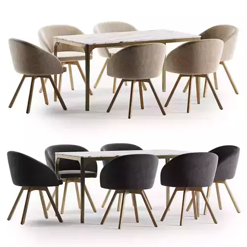 marvin Chair canto table