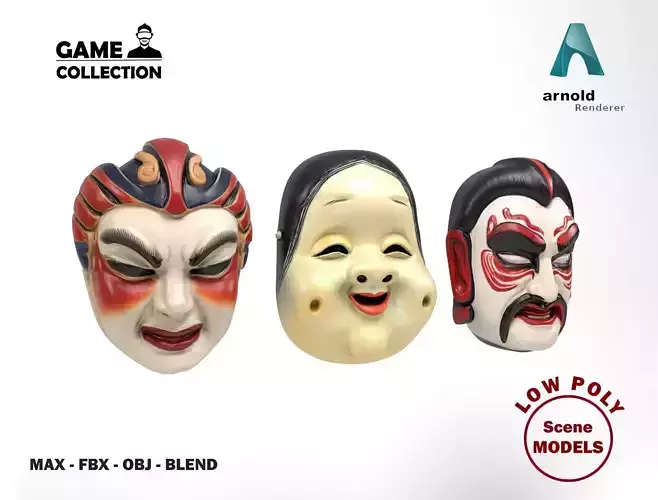 Japanese masks 2