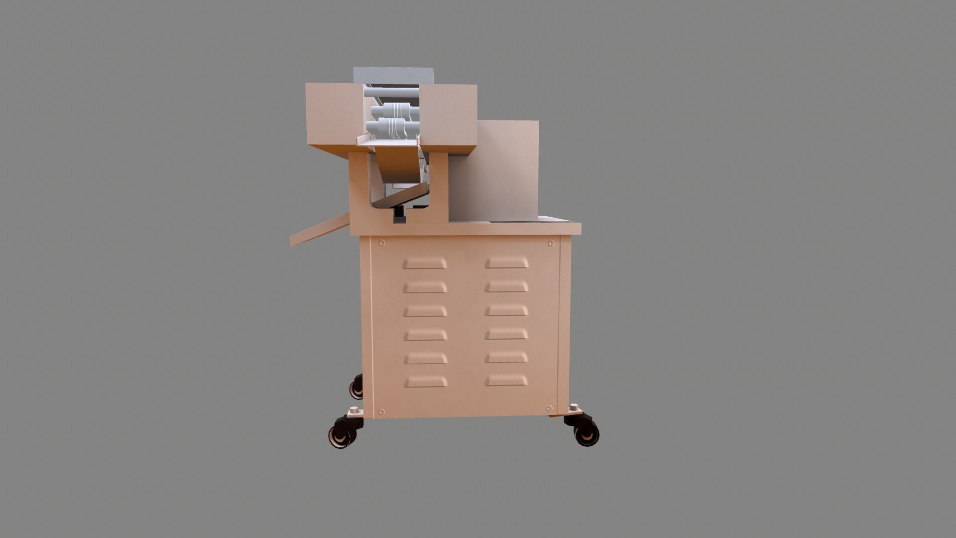 Defolier Machine Low-poly 3D model_5