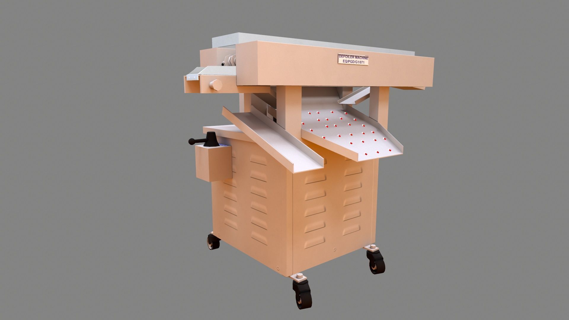 Defolier Machine Low-poly 3D model_2