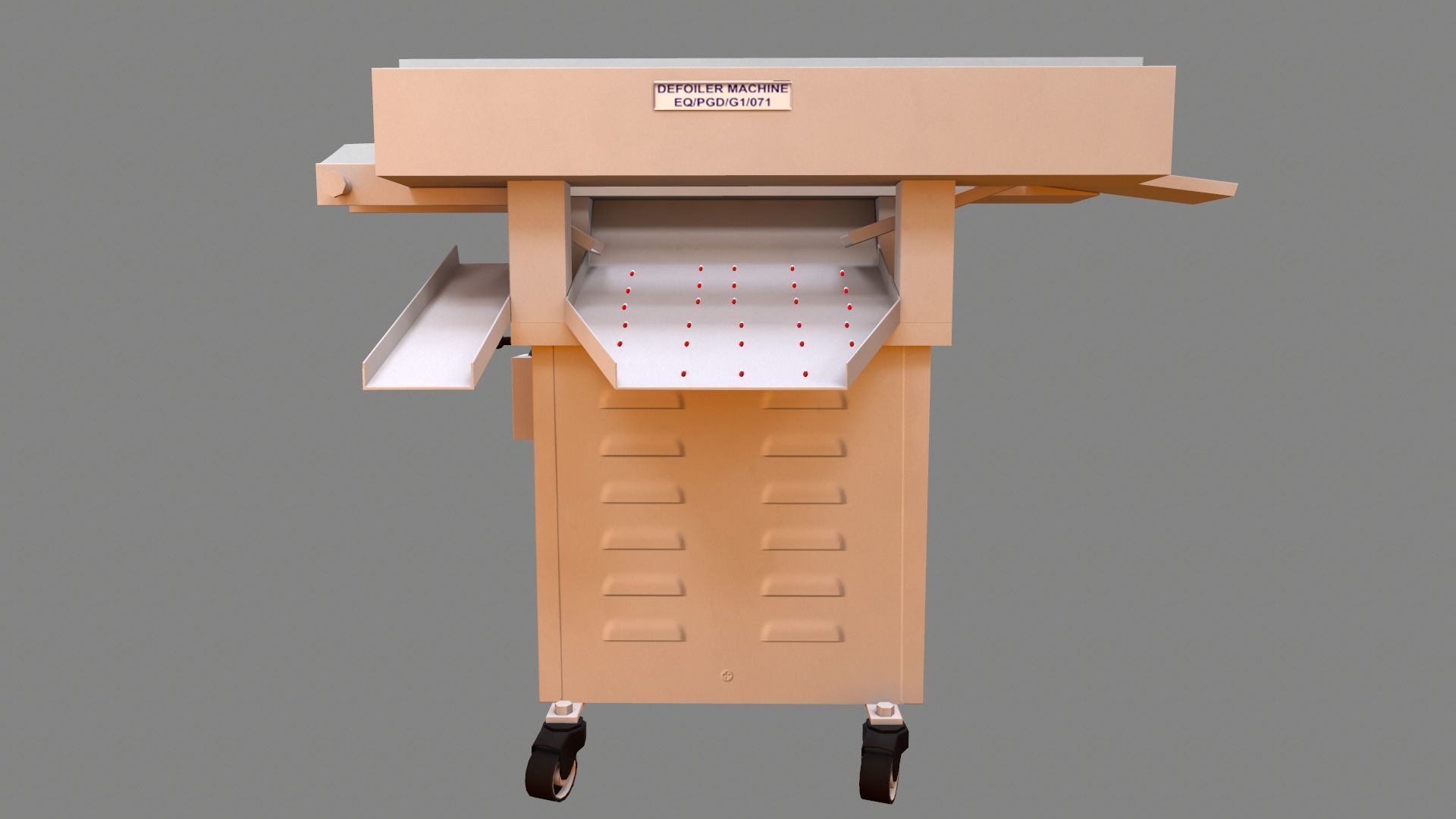 Defolier Machine Low-poly 3D model_1
