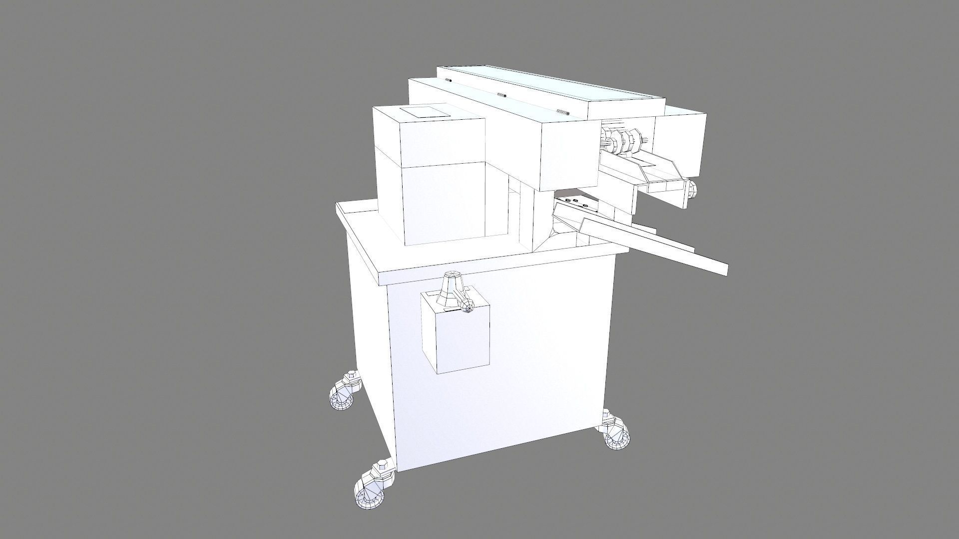 Defolier Machine Low-poly 3D model_15