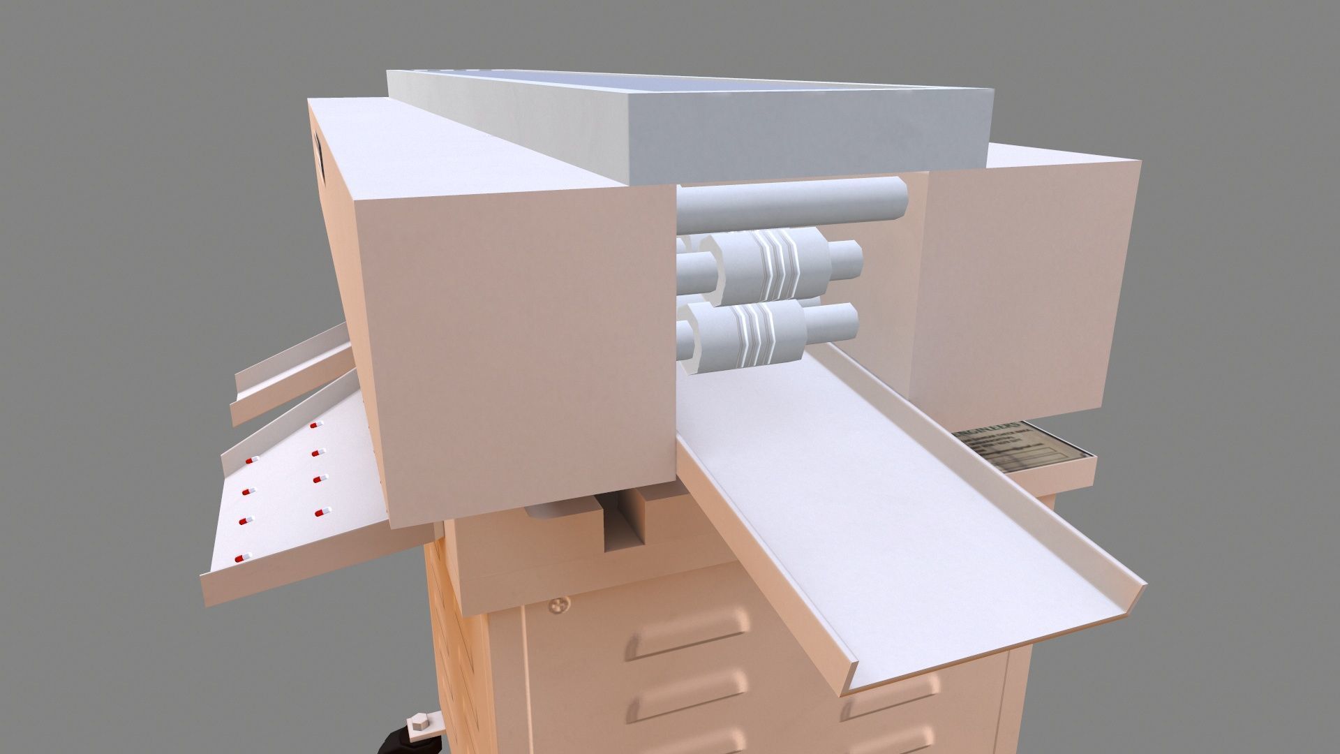 Defolier Machine Low-poly 3D model_6