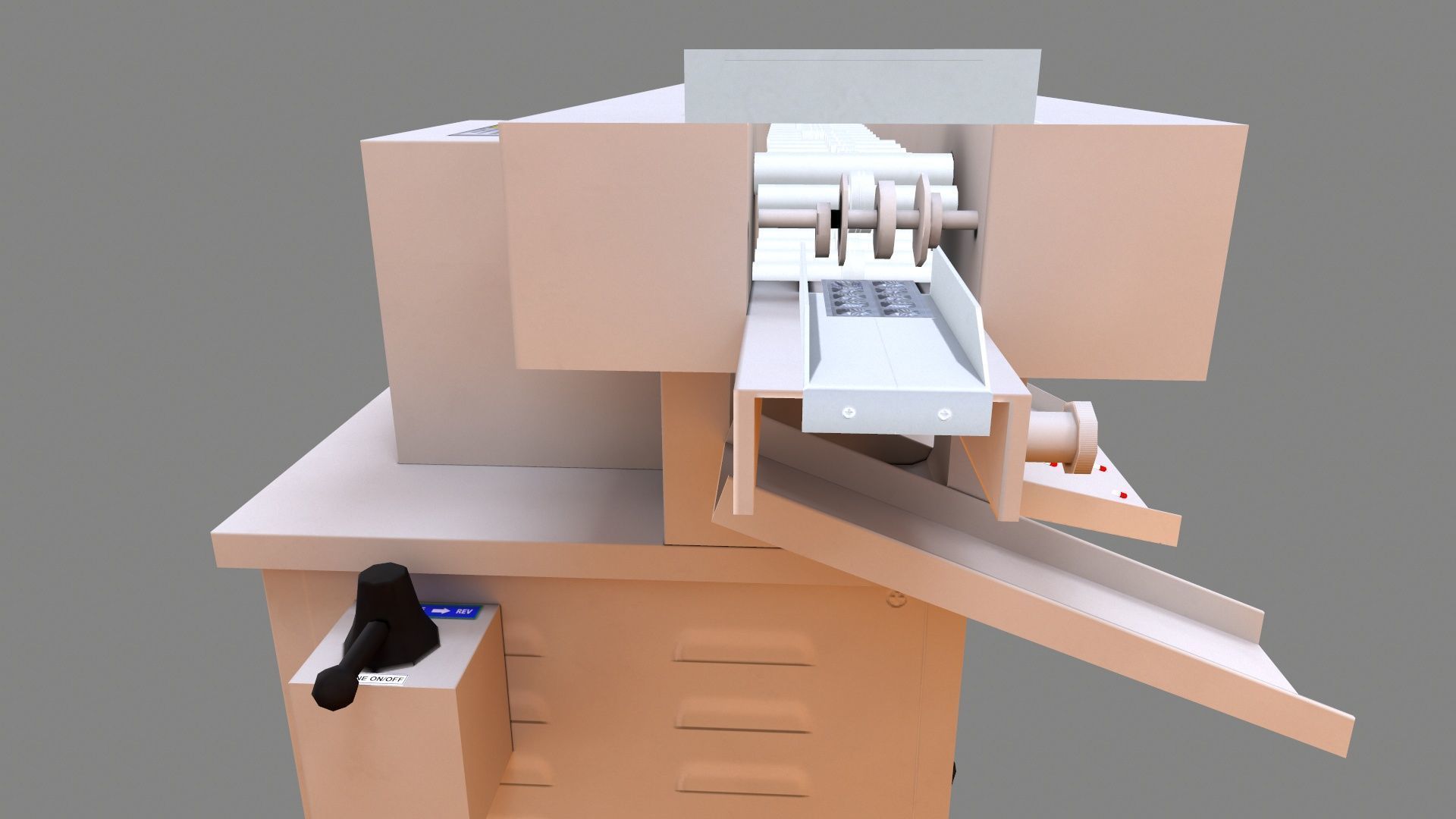 Defolier Machine Low-poly 3D model_8