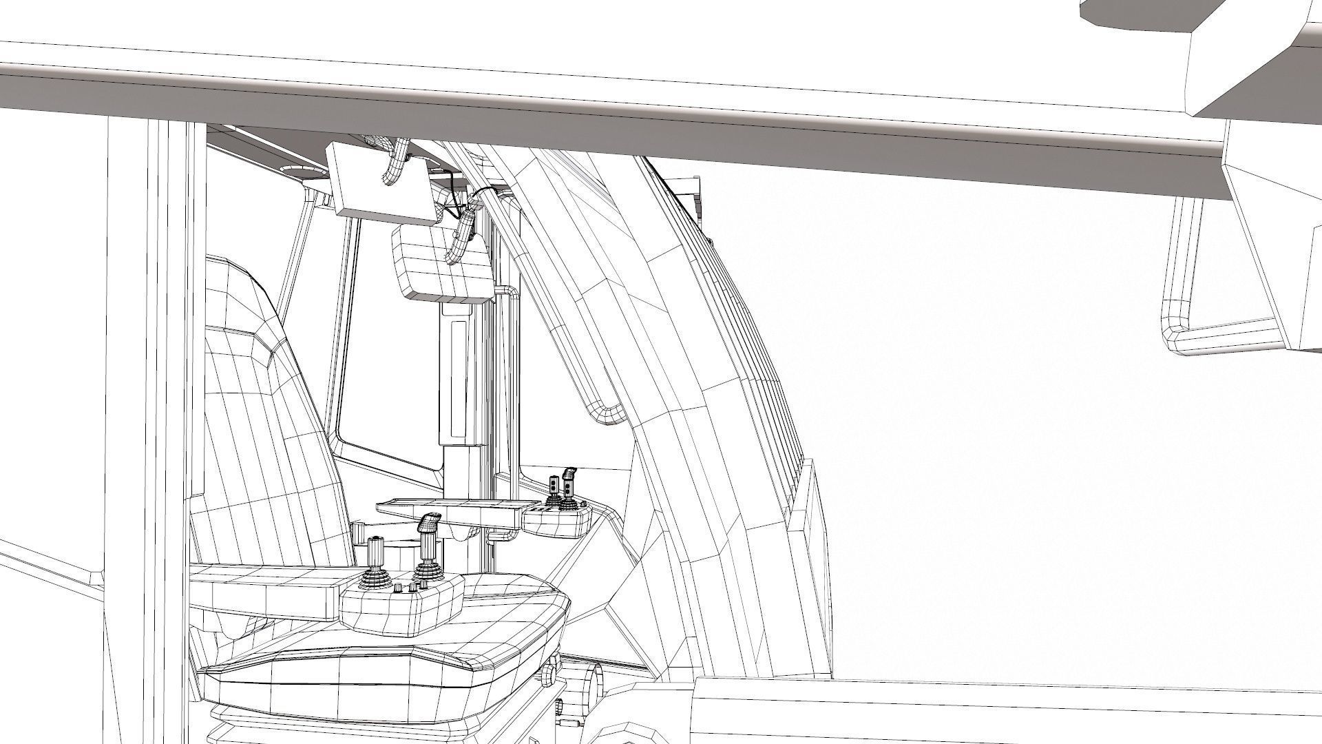 Drill Machine Low-poly 3D model_26