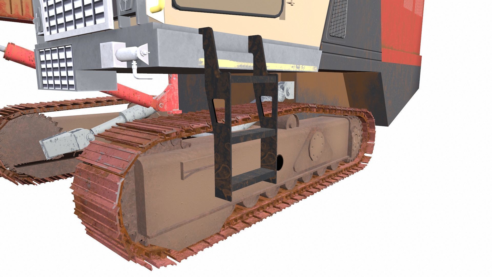 Drill Machine Low-poly 3D model_22