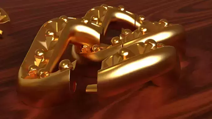 Gem-Studded Chain Link